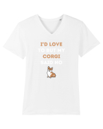 CORGI Tricou mânecă scurtă guler V Bărbat Presenter