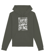 UFO Attack Martian Alien White Hanorac Unisex Drummer