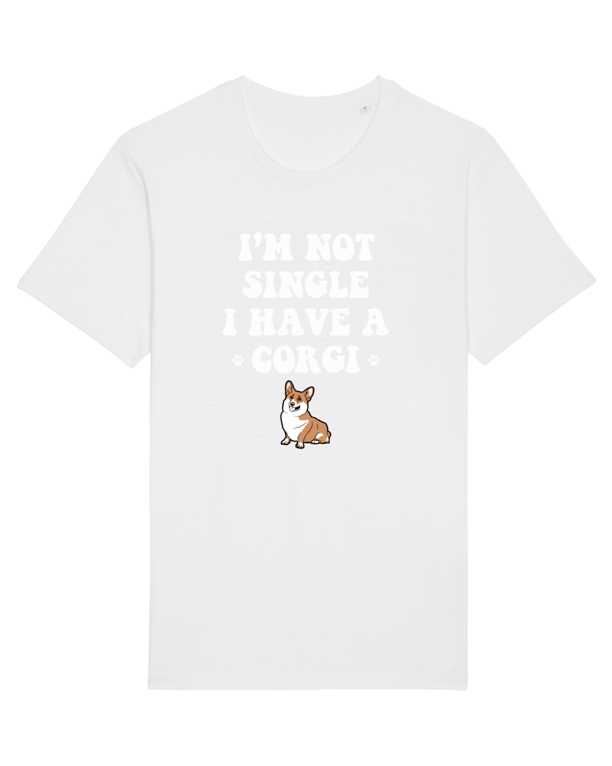 Tricou mânecă scurtă Unisex Rocker White