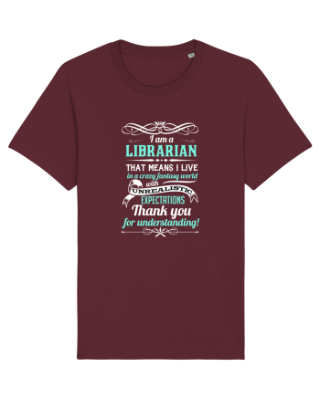 LIBRARIAN Burgundy