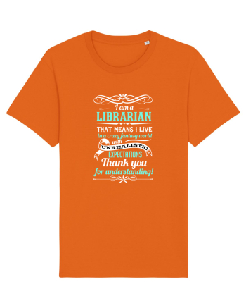 LIBRARIAN Bright Orange