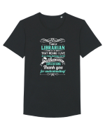 LIBRARIAN Tricou mânecă scurtă guler larg Bărbat Skater