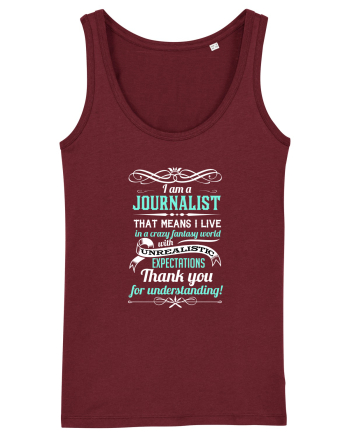 JOURNALIST Burgundy