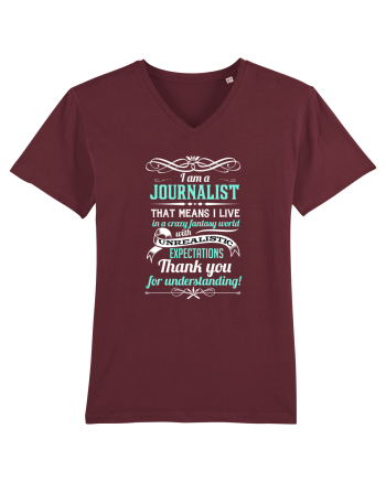 JOURNALIST Burgundy
