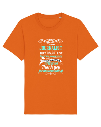 JOURNALIST Bright Orange