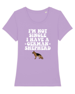 GERMAN SHEPHERD Tricou mânecă scurtă guler larg fitted Damă Expresser