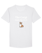 CORGI Tricou mânecă scurtă guler larg Bărbat Skater