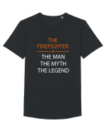 FIREFIGHTER Tricou mânecă scurtă guler larg Bărbat Skater