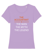 ACCOUNTANT Tricou mânecă scurtă guler larg fitted Damă Expresser