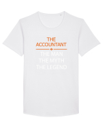 ACCOUNTANT Tricou mânecă scurtă guler larg Bărbat Skater