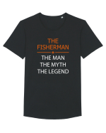 FISHING Tricou mânecă scurtă guler larg Bărbat Skater