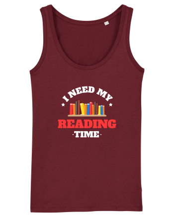 READING BOOKS Burgundy