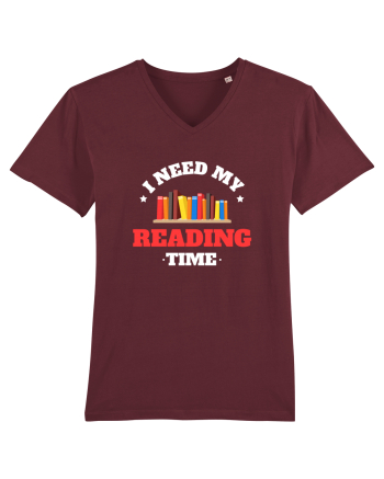 READING BOOKS Burgundy