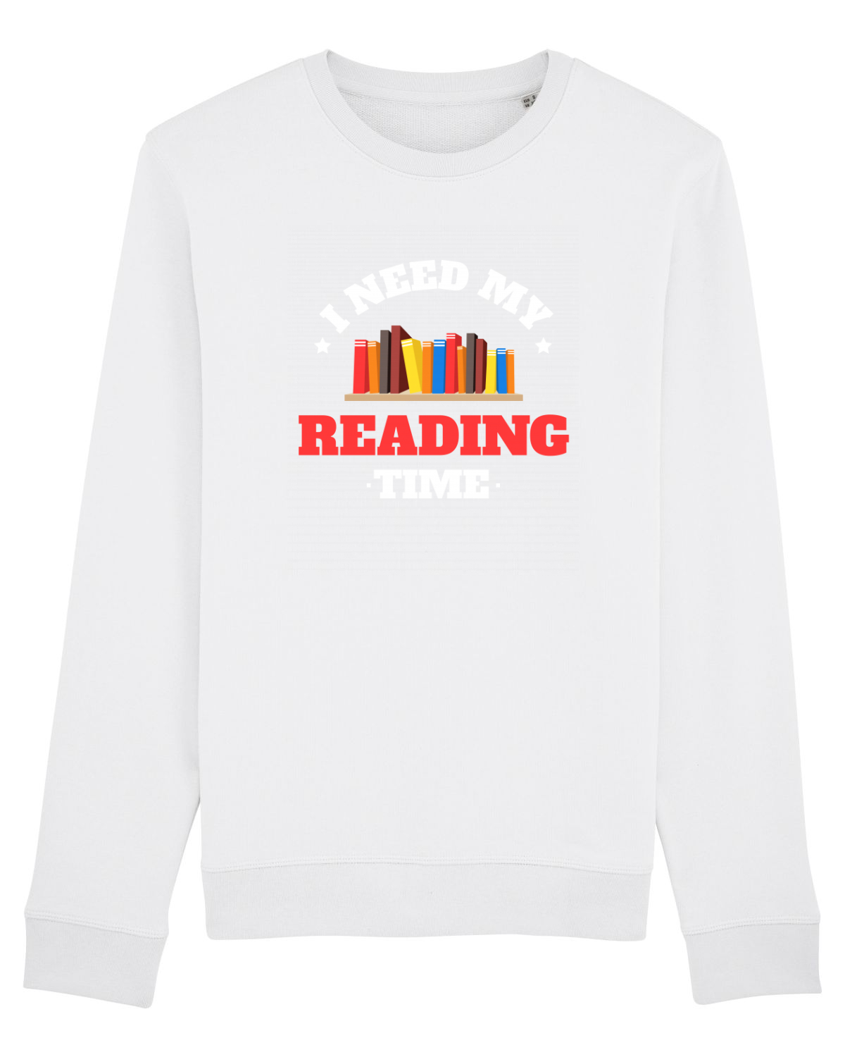 Bluză mânecă lungă Unisex Rise White