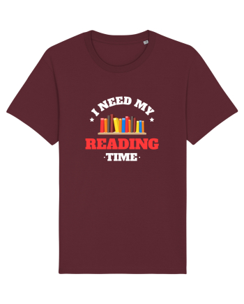 READING BOOKS Burgundy
