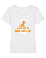 GOLDEN RETRIEVER Tricou mânecă scurtă guler larg fitted Damă Expresser