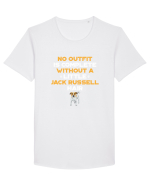 JACK RUSSELL Tricou mânecă scurtă guler larg Bărbat Skater