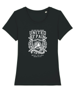 United by Pain White Tricou mânecă scurtă guler larg fitted Damă Expresser