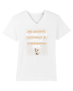 CHIHUAHUA Tricou mânecă scurtă guler V Bărbat Presenter