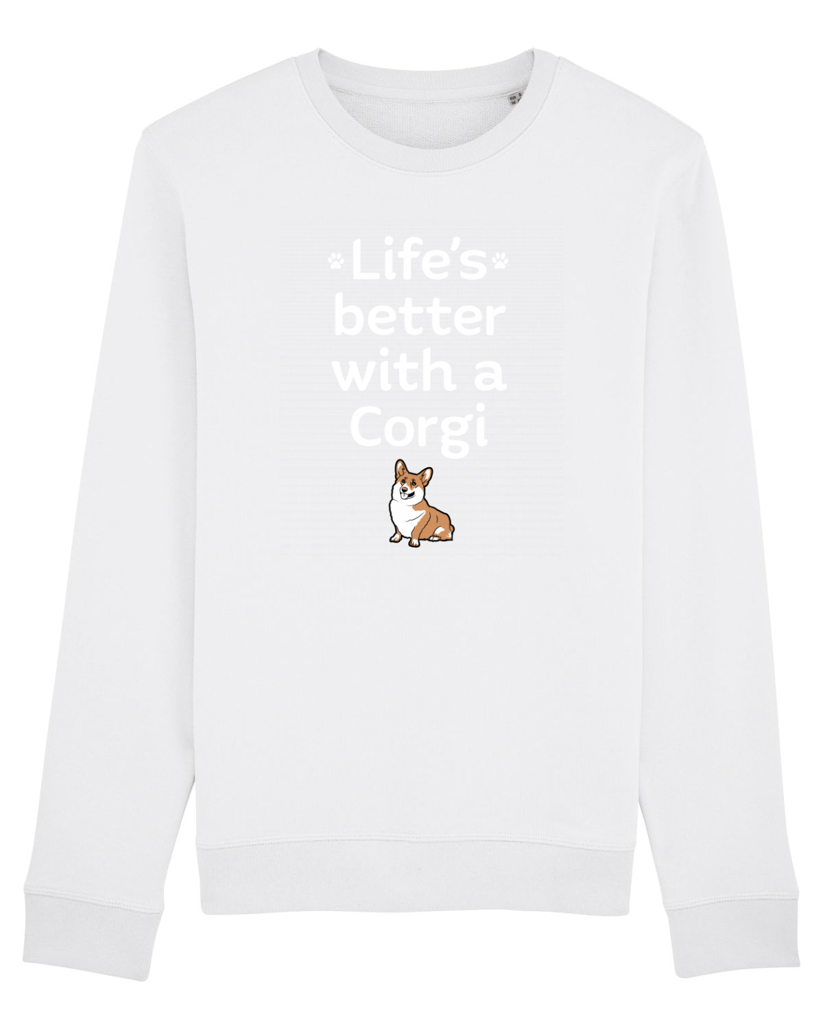 Bluză mânecă lungă Unisex Rise White