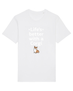 CORGI Tricou mânecă scurtă Unisex Rocker