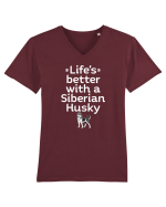 HUSKY Tricou mânecă scurtă guler V Bărbat Presenter