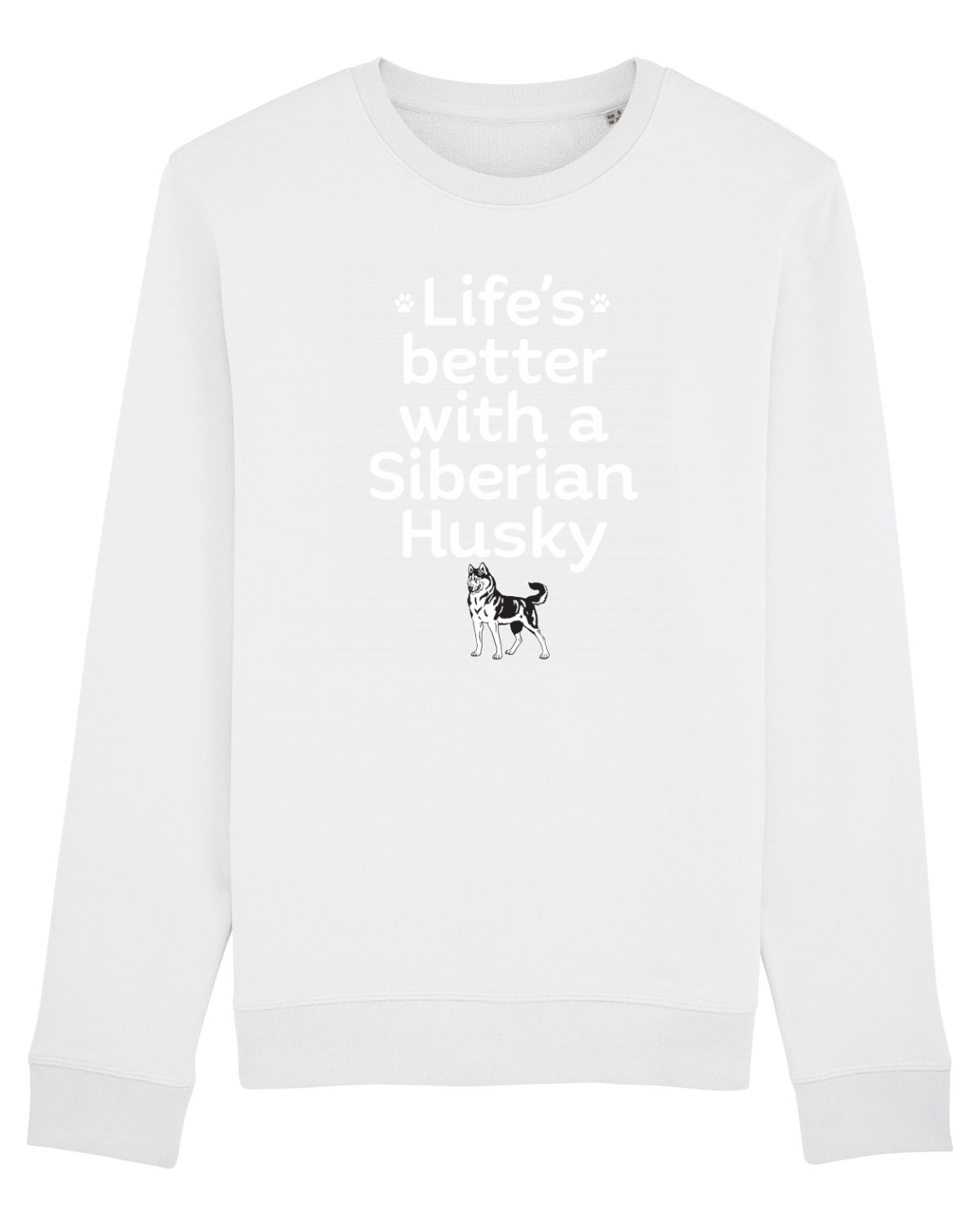Bluză mânecă lungă Unisex Rise White