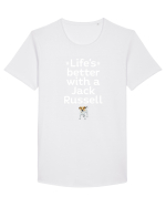 JACK RUSSELL Tricou mânecă scurtă guler larg Bărbat Skater