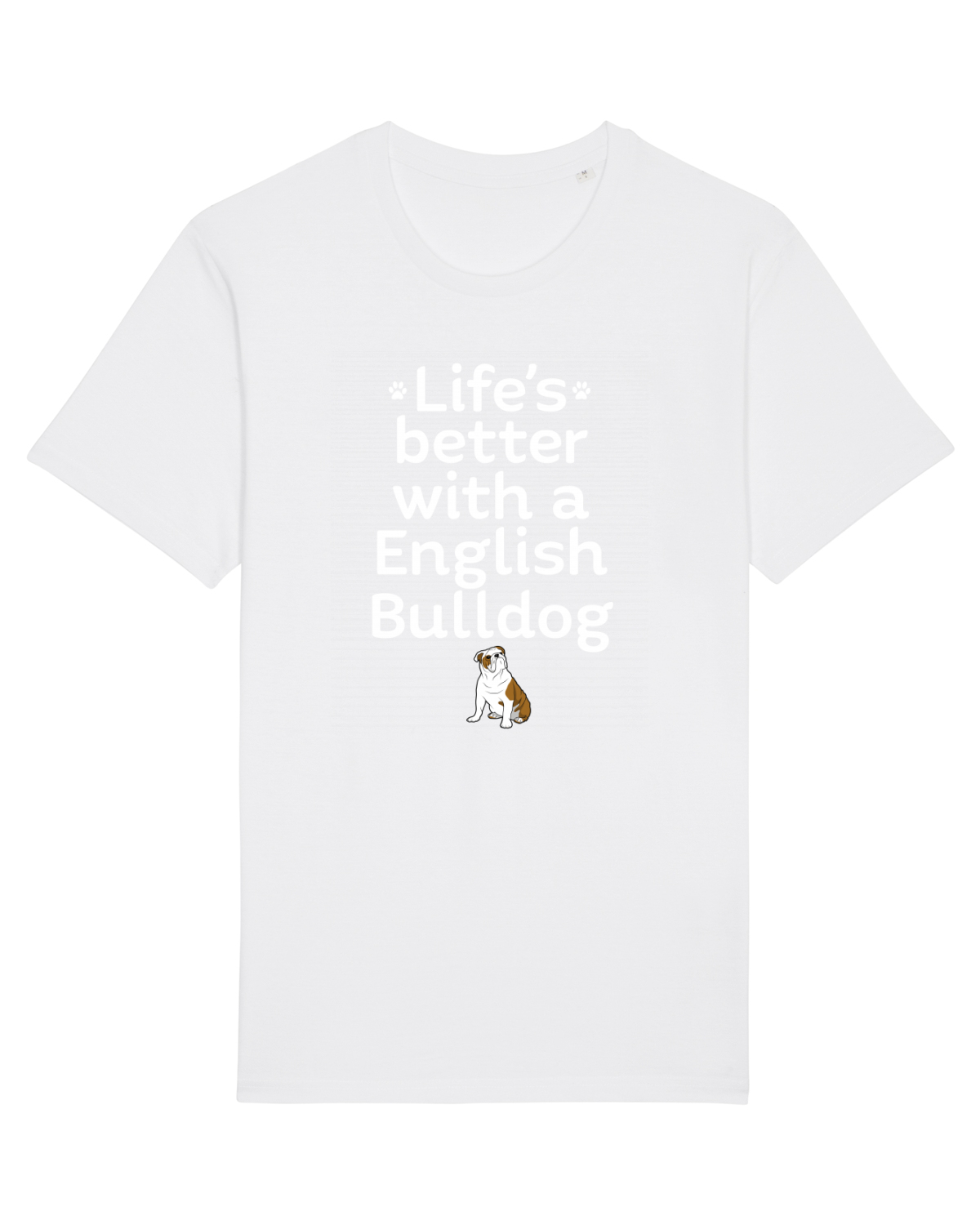 Tricou mânecă scurtă Unisex Rocker White