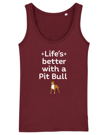 PIT BULL  Burgundy