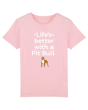 PIT BULL  Cotton Pink