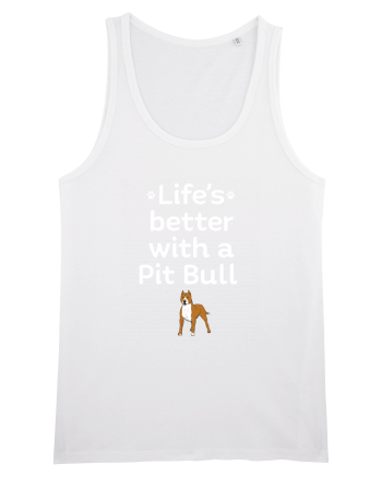 PIT BULL  White