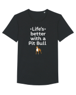 PIT BULL  Tricou mânecă scurtă guler larg Bărbat Skater