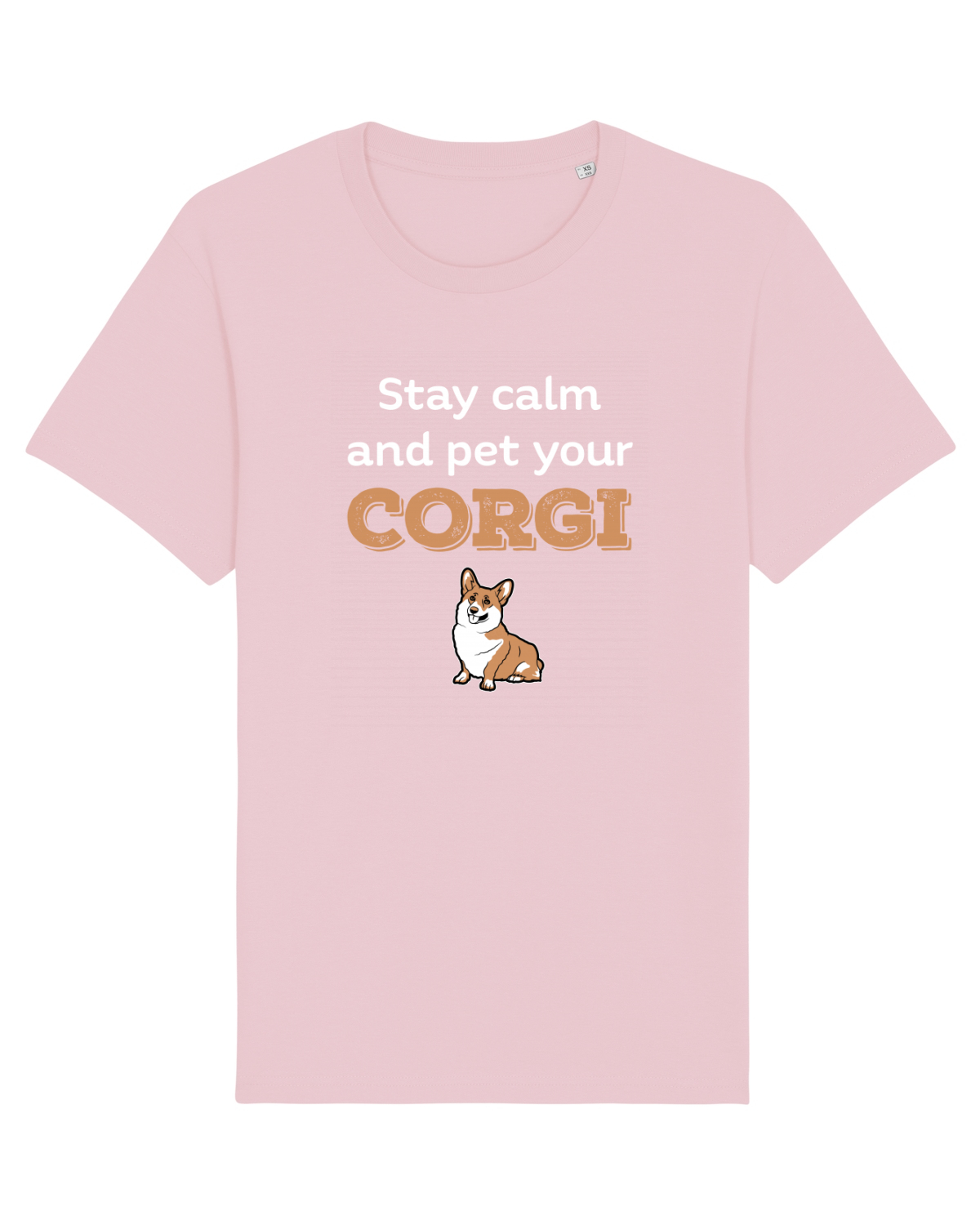 Tricou mânecă scurtă Unisex Rocker Cotton Pink