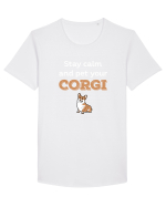 CORGI Tricou mânecă scurtă guler larg Bărbat Skater