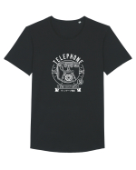 Vintage Telephone White Tricou mânecă scurtă guler larg Bărbat Skater