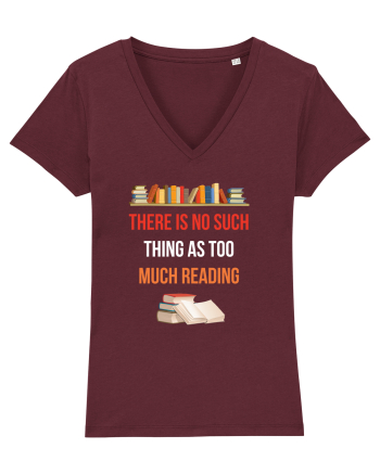 READING BOOKS Burgundy