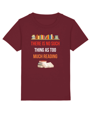 READING BOOKS Burgundy