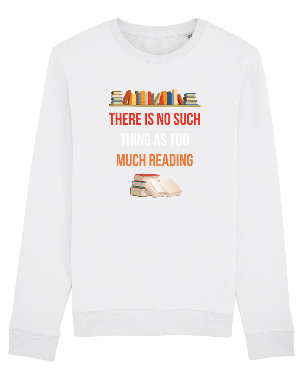 Bluză mânecă lungă Unisex Rise White