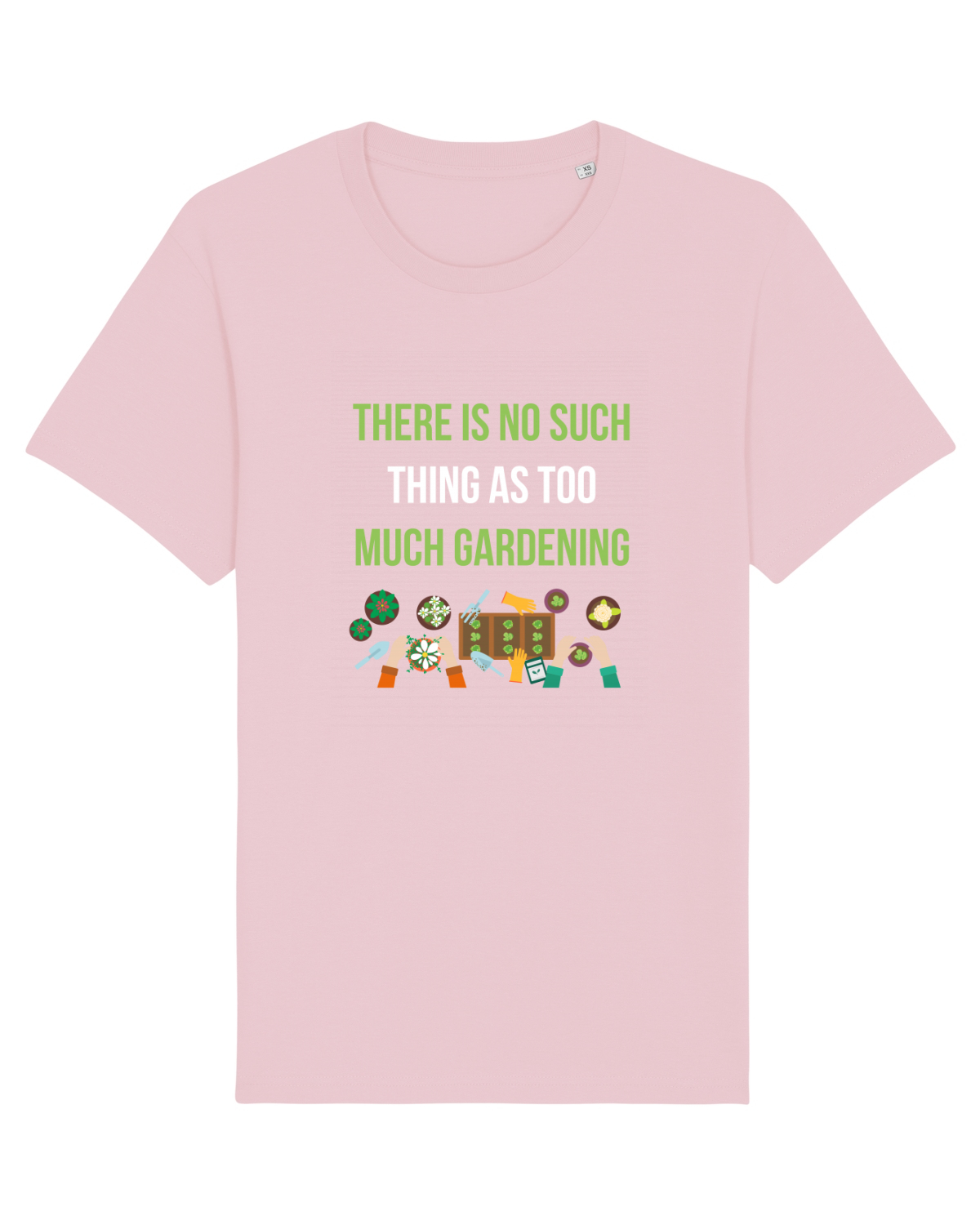 Tricou mânecă scurtă Unisex Rocker Cotton Pink
