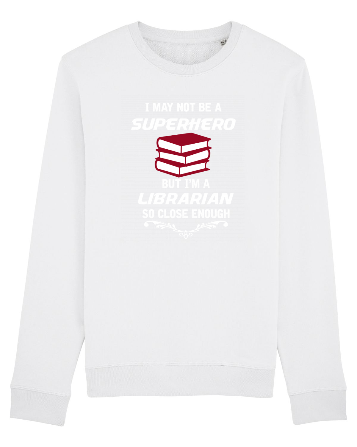Bluză mânecă lungă Unisex Rise White