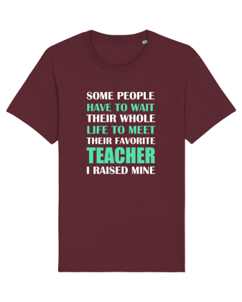 TEACHER Burgundy