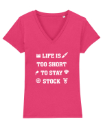 LIFE Tricou mânecă scurtă guler V Damă Evoker