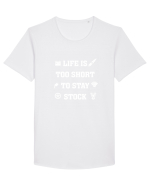 LIFE Tricou mânecă scurtă guler larg Bărbat Skater