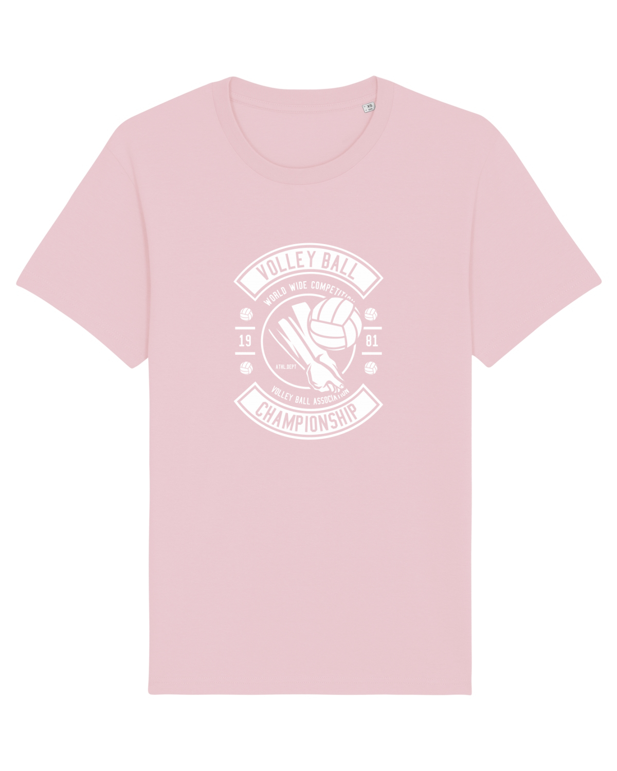Tricou mânecă scurtă Unisex Rocker Cotton Pink