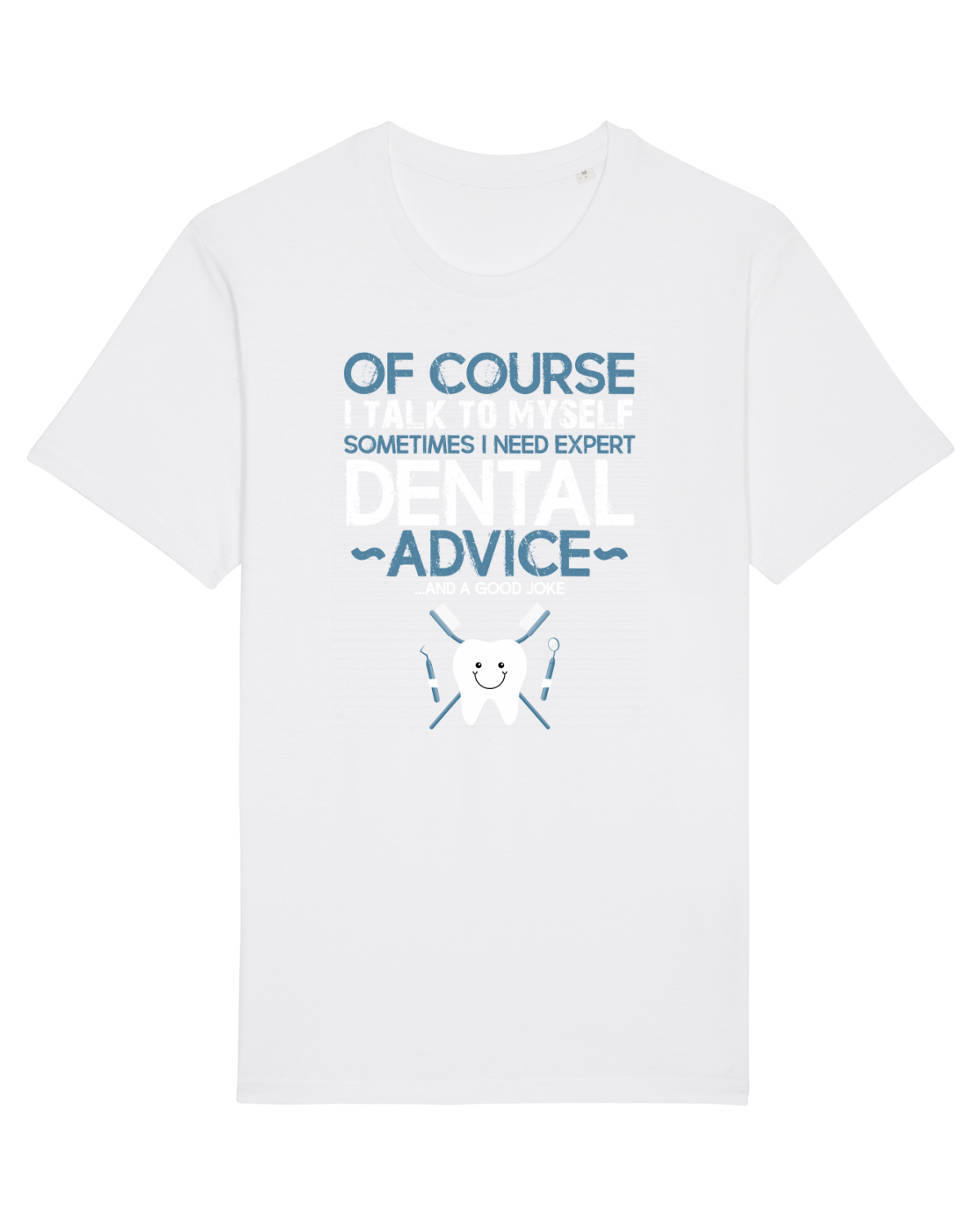 Tricou mânecă scurtă Unisex Rocker White