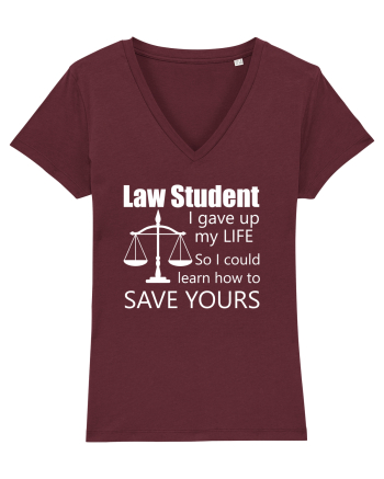 LAW STUDENT Burgundy