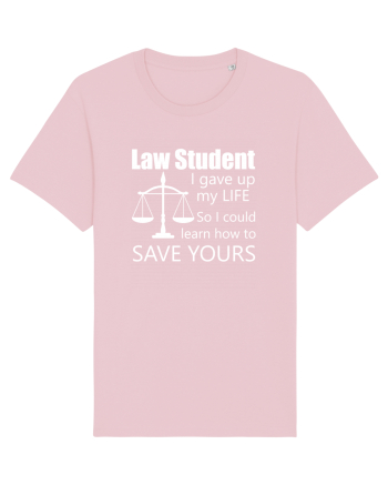 LAW STUDENT Cotton Pink
