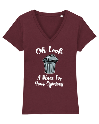 PLACE OPINIONS Burgundy