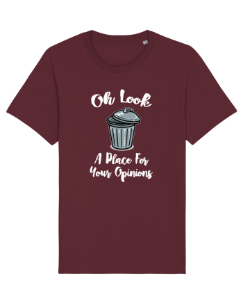 PLACE OPINIONS Burgundy